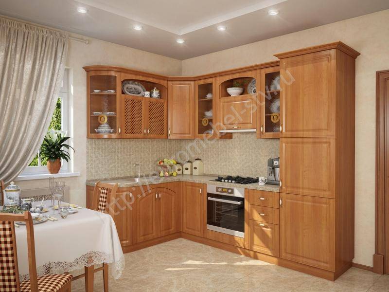 кухонный гарнитур угловой юлия - ольха в Армавире