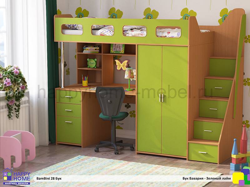 кровать-чердак bambini 28 в Армавире