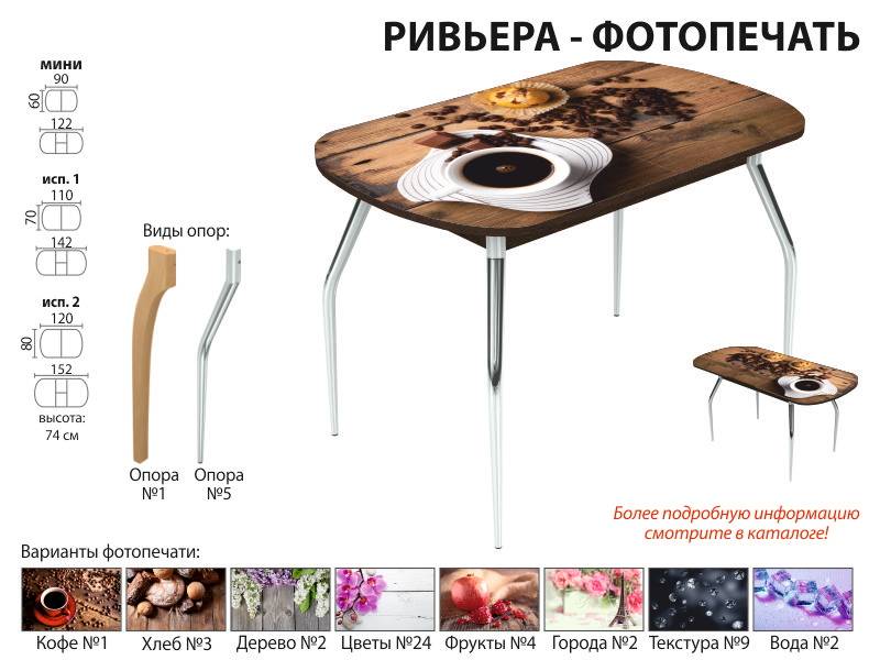 стол ривьера фотопечать в Армавире