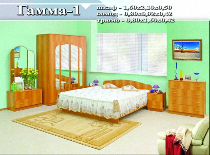 спальный гарнитур «гамма 1» в Армавире