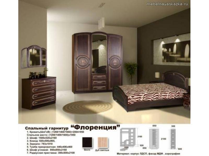 спальный гарнитур флоренция в Армавире