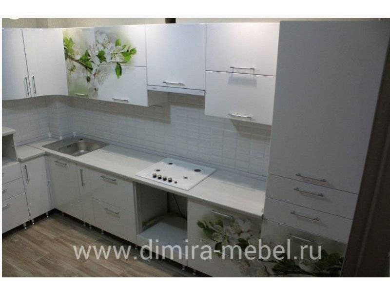 кухня мдф эмаль с фотопечатью в Армавире