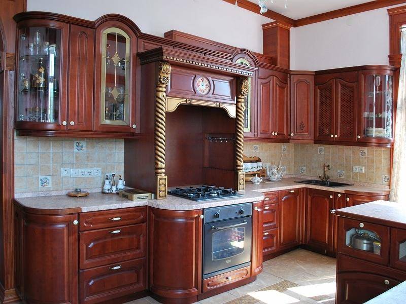 кухонный гарнитур береза цвет вишня в Армавире