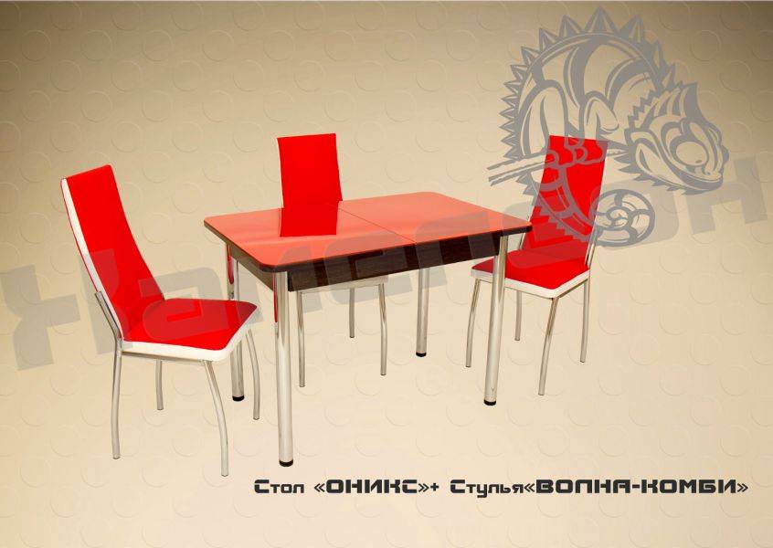 стол оникс + стул волна-комби в Армавире