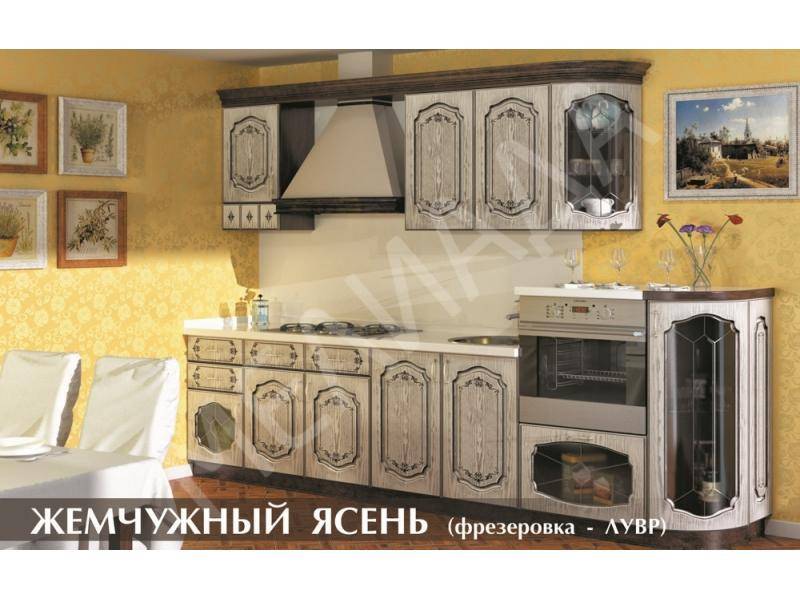 кухня жемчужный ясень в Армавире
