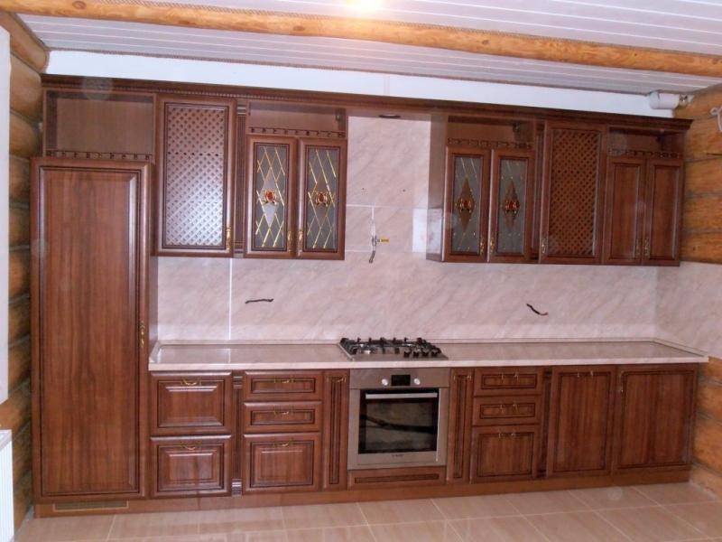 прямая классическая кухня в Армавире