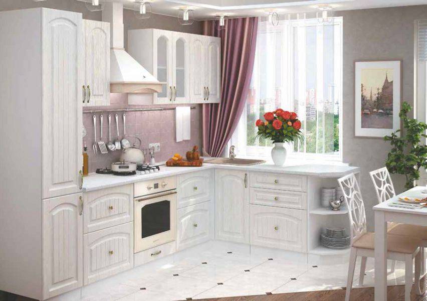 белая уютная кухня верона в Армавире