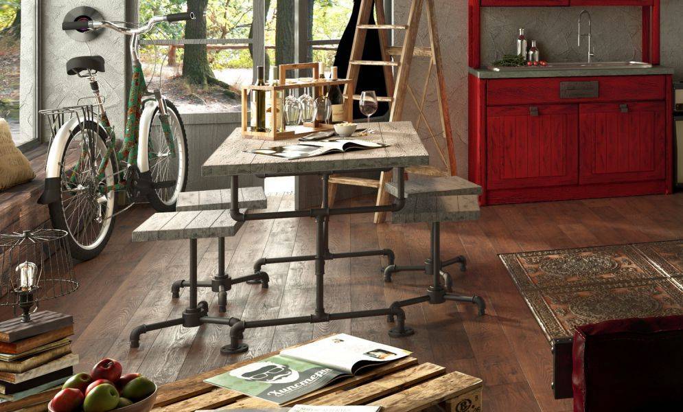 столовая группа home collection в стиле loft в Армавире