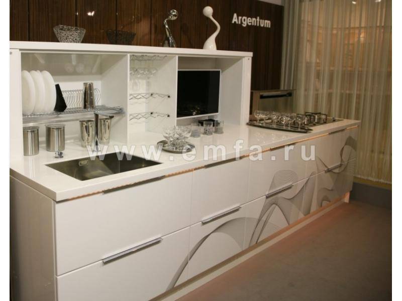 кухонный гарнитур прямой argentum в Армавире