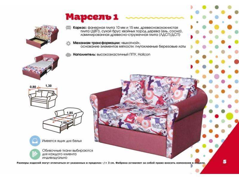 детский диван марсель 1 в Армавире