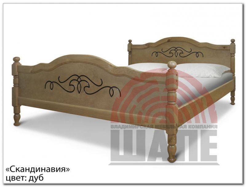 двуспальная кровать скандинавия в Армавире