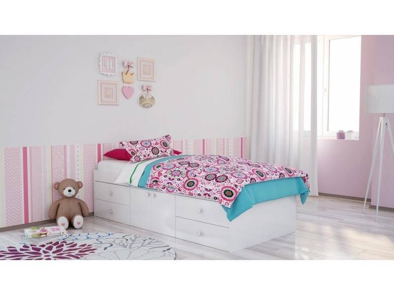 кровать белая polini simple в Армавире