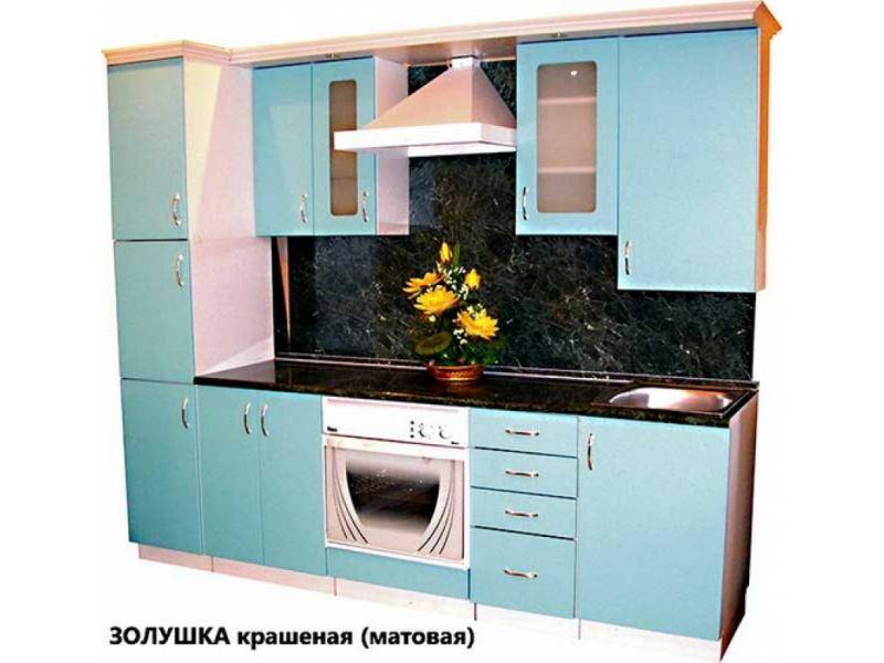 кухня золушка крашеная матовая в Армавире