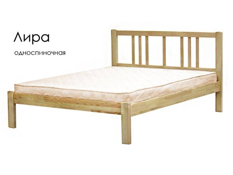 кровать лира из массива сосны в Армавире