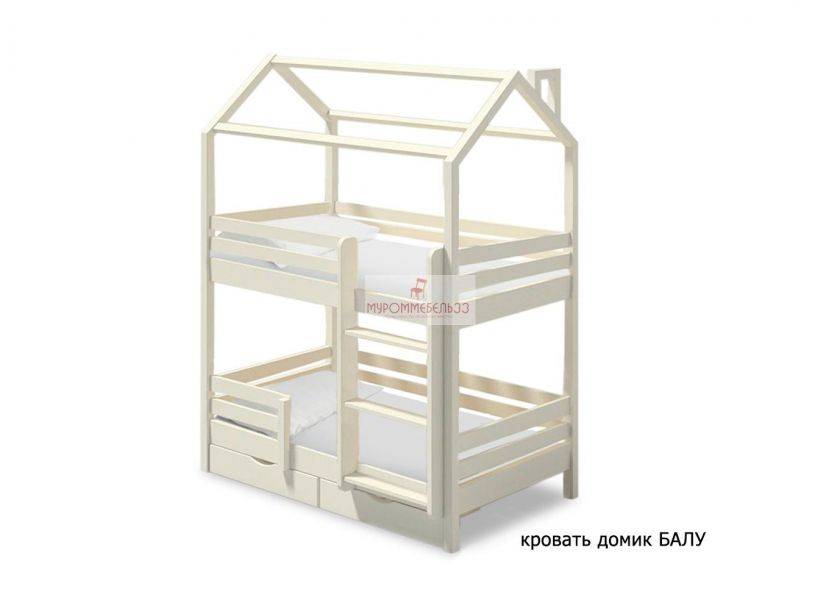 кровать-домик балу два яруса в Армавире