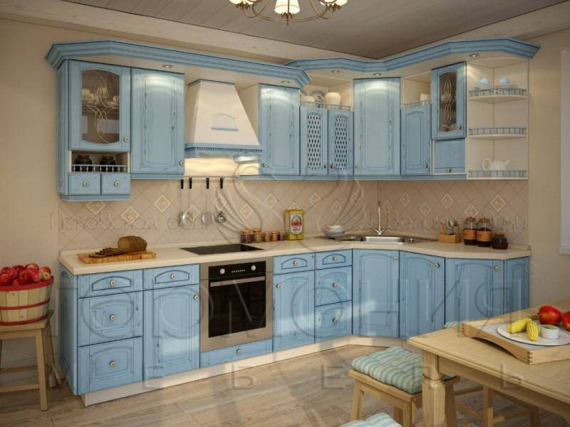кухня лазурь массив в Армавире