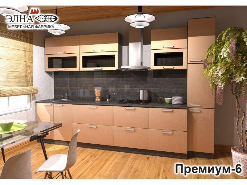 кухня прямая премиум 6 в Армавире