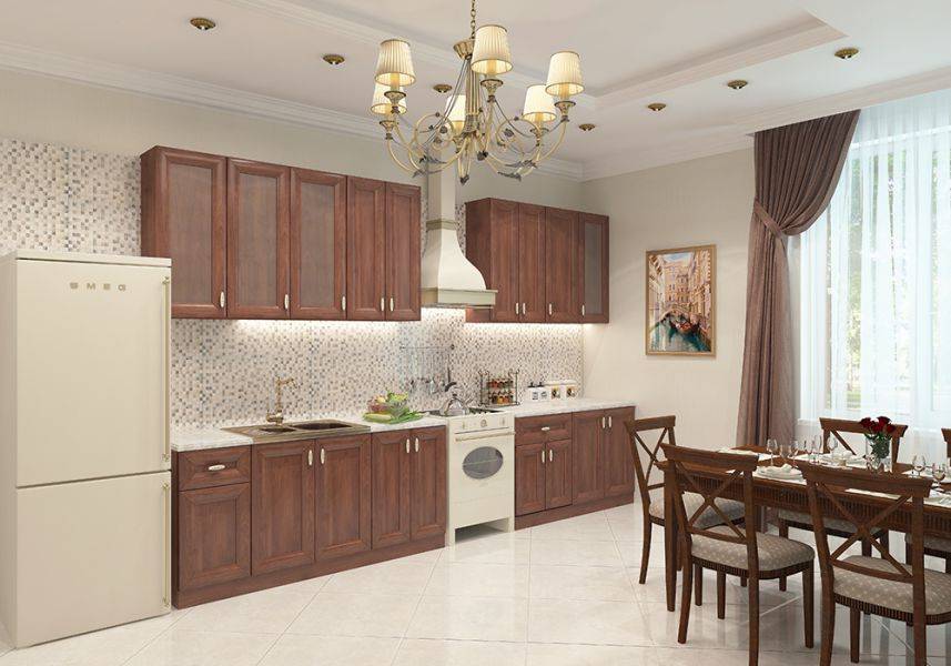 кухонная мебель eva gold virginia итальянский орех в Армавире