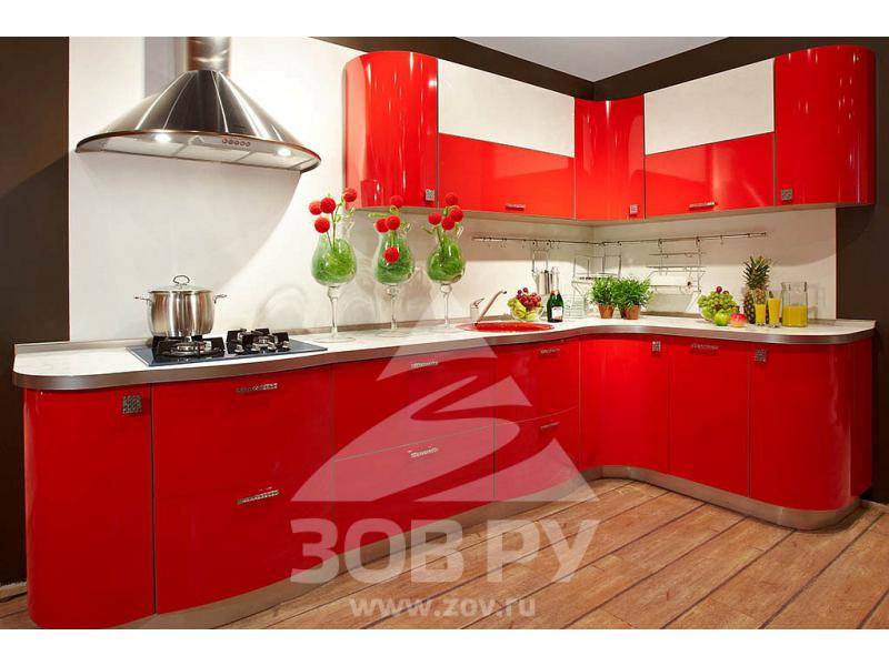 кухонный гарнитур постформинг красный в Армавире