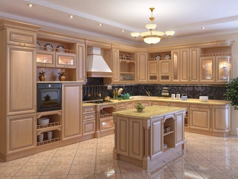 классическая угловая кухня в Армавире