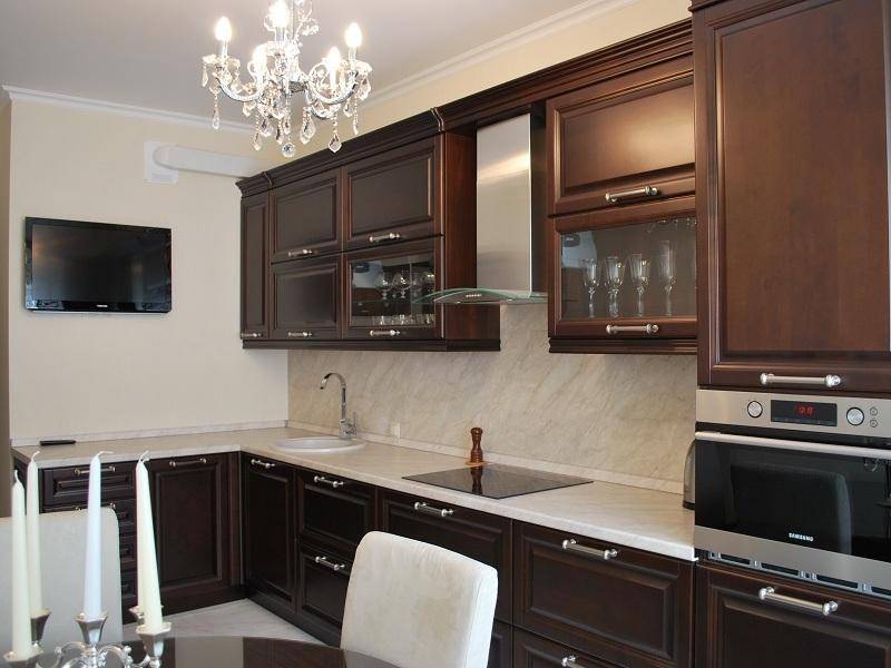 кухонный гарнитур береза цвет итальянский орех в Армавире