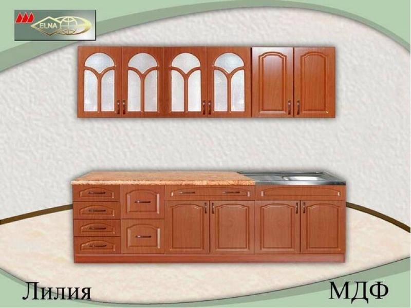 кухня прямая лилия (мдф) в Армавире