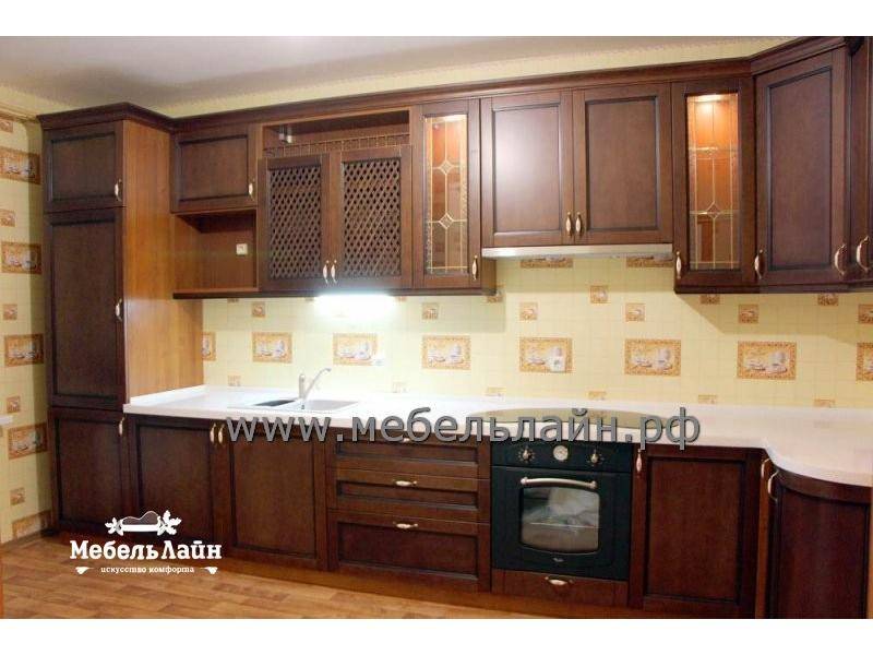 угловая кухня из массива в Армавире
