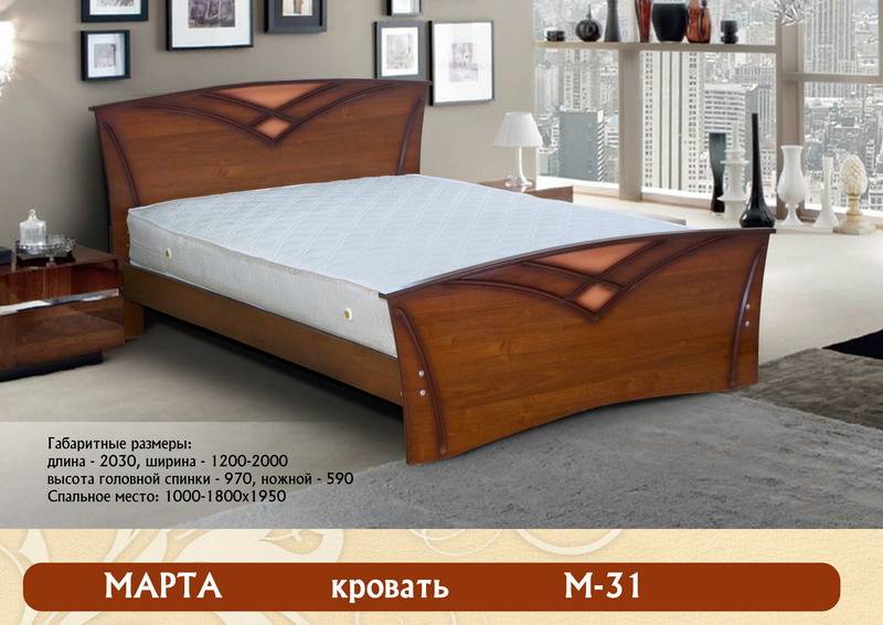 кровать «марта м-31» в Армавире