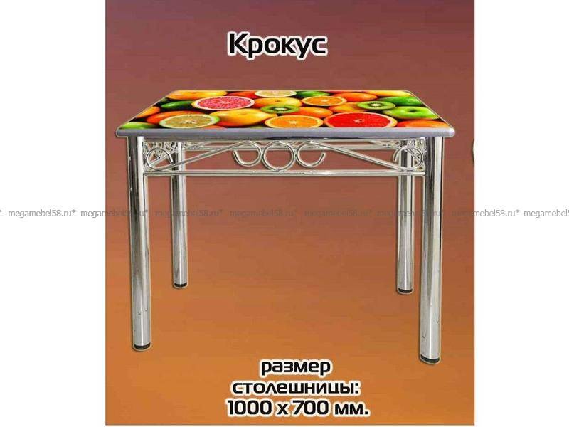 стол с фотопечатью крокус в Армавире