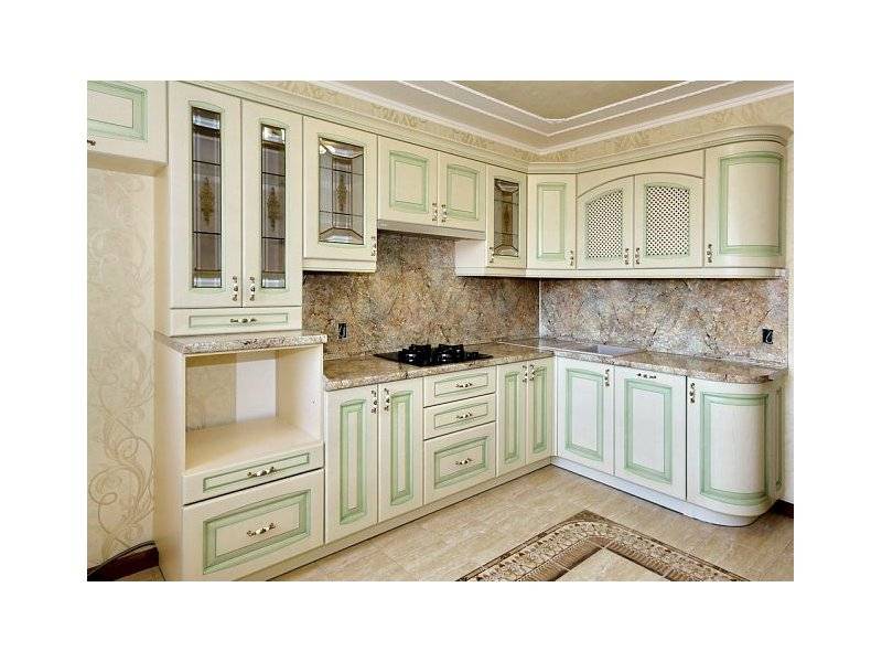 угловая кухня из массива марсилья в Армавире