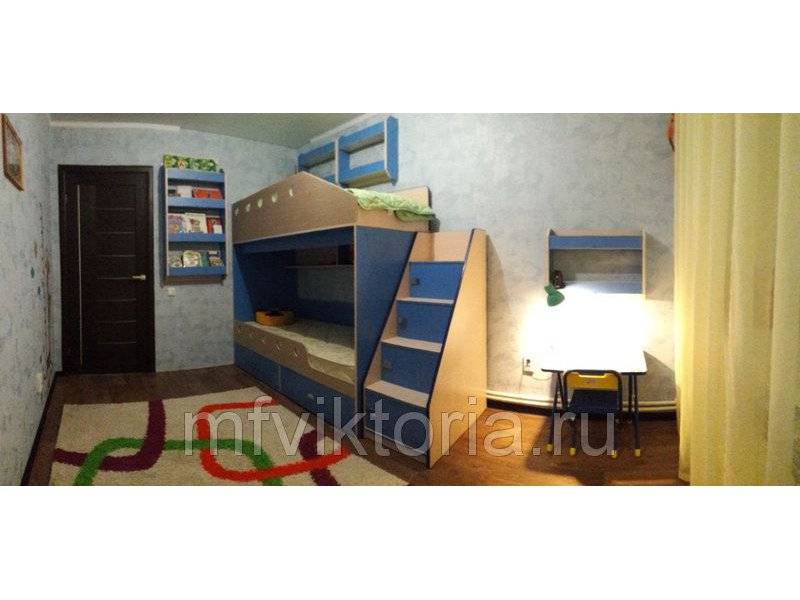 двухэтажная кровать с полками в Армавире