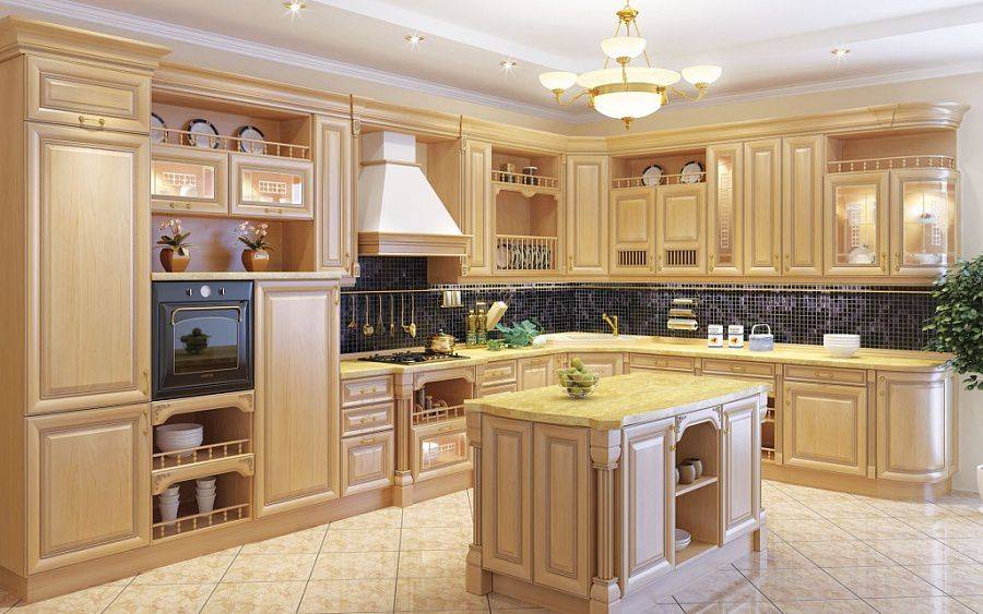 классическая кухня ника с островом в Армавире