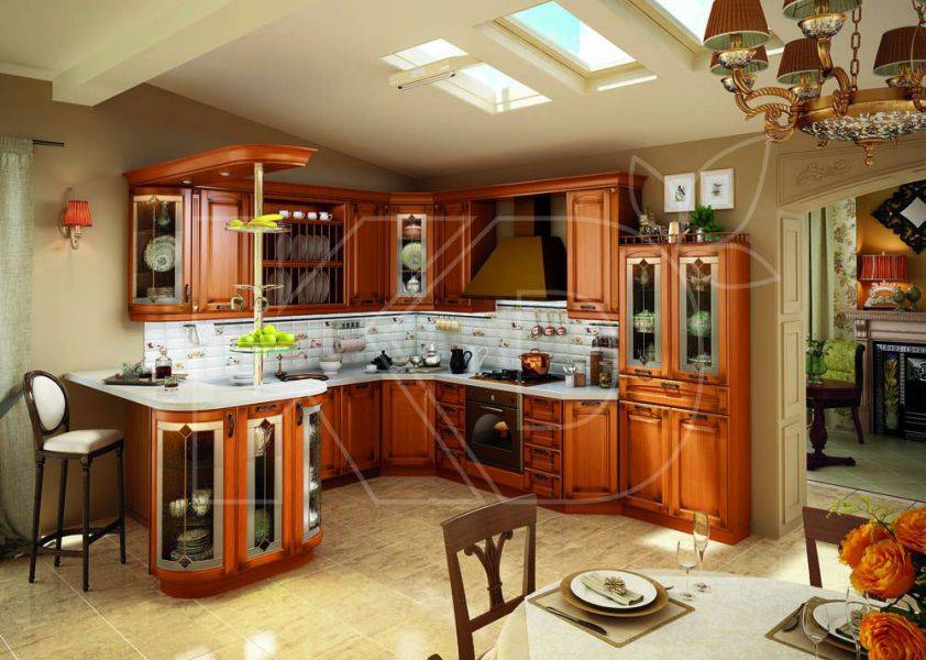 классическая кухня елизавета из массива бука в Армавире