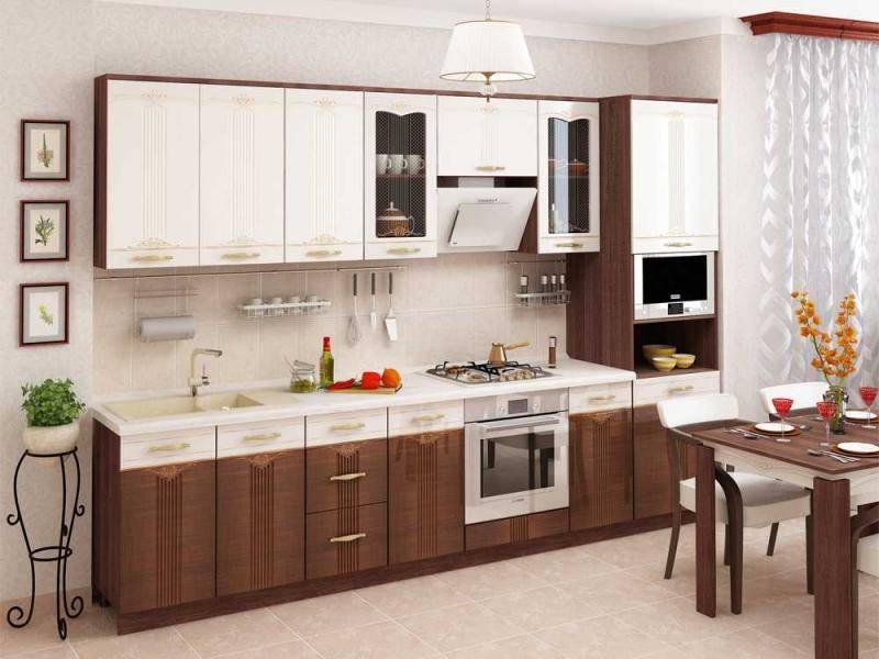 кухонный гарнитур прямой каролина 11 в Армавире