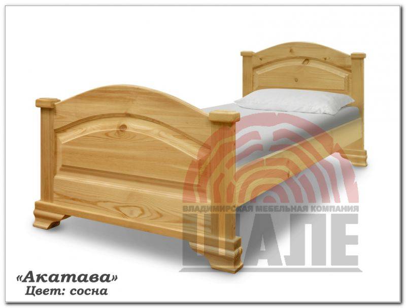 кровать деревянная акатава в Армавире