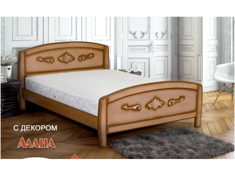 двуспальная кровать алана с декором в Армавире