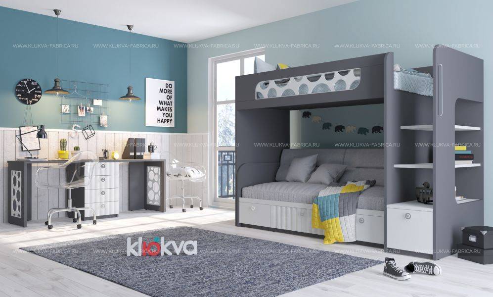 детская вельвет velvet с двухъярусной кроватью в Армавире