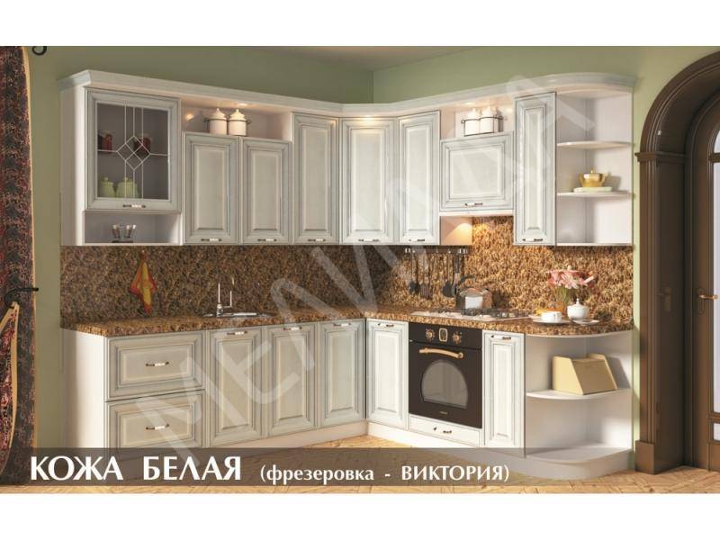 кухня кожа белая в Армавире