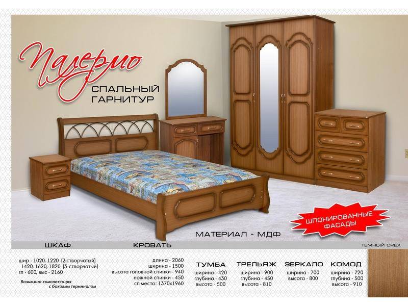 спальный гарнитур палермо в Армавире
