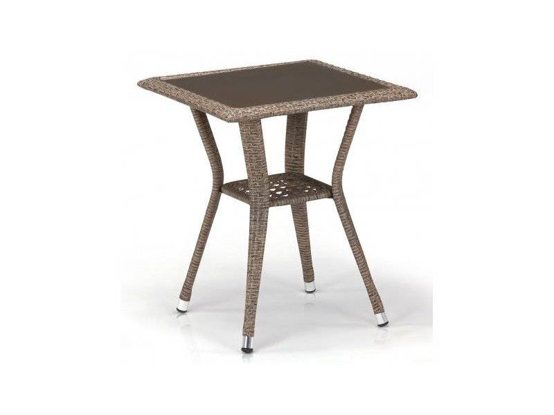 стол из ротанга t25-w56-50x50 light brown в Армавире