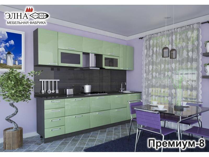 кухня прямая премиум 8 в Армавире