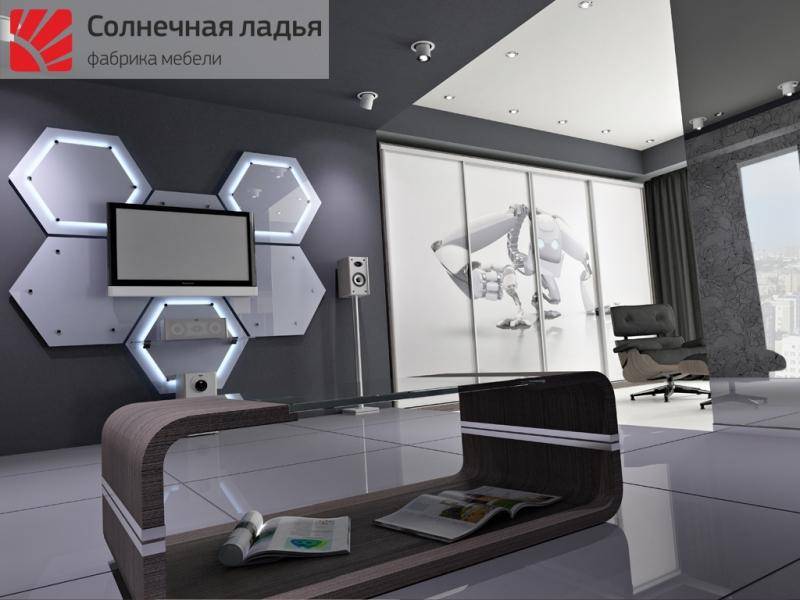 шкаф - купе для гостиной 11 в Армавире