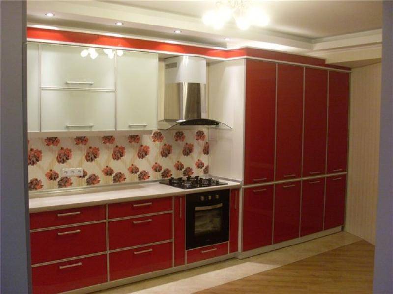 современная прямая кухня в Армавире