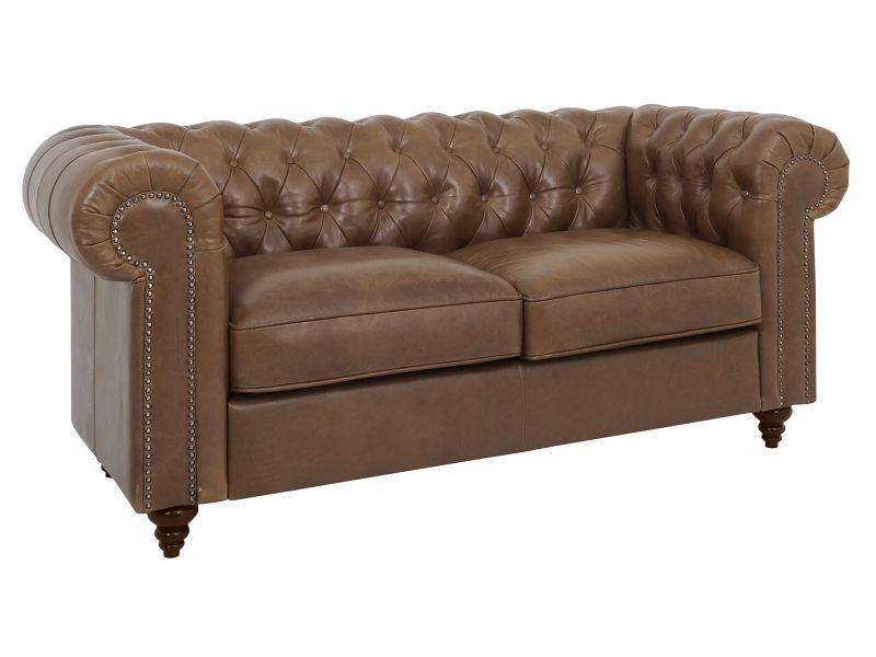 классический кожаный двухместный диван chester classic в Армавире