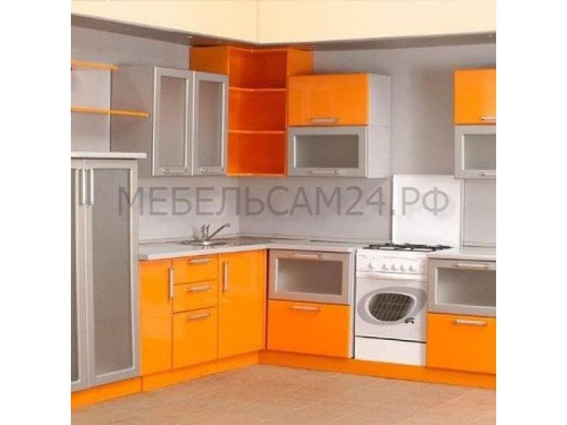 угловая кухня апельсин 2 в Армавире