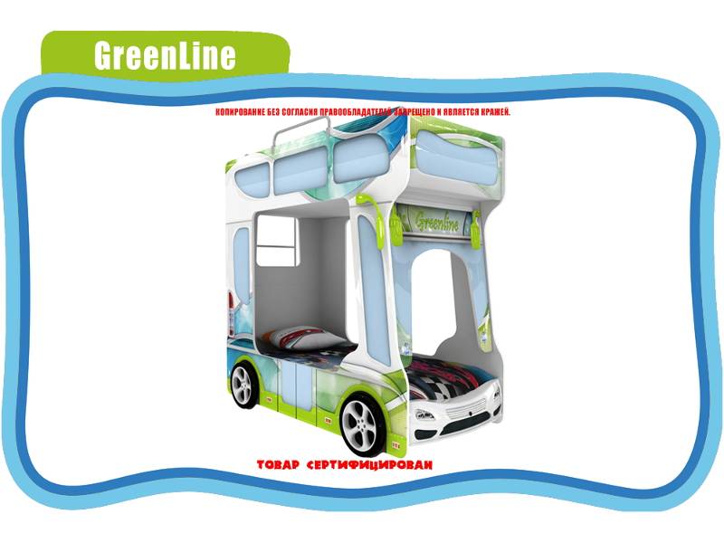 кровать детская green line в Армавире