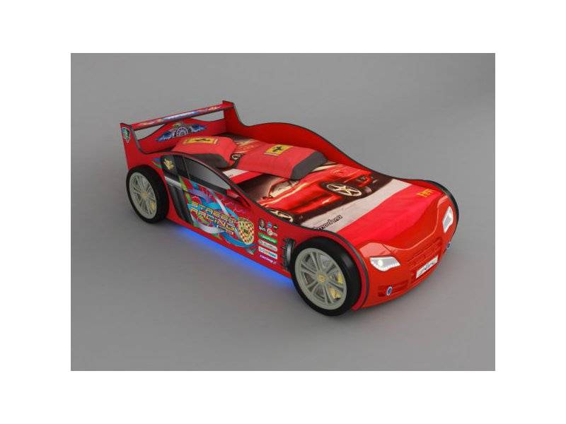 кровать машина rх800 night light red (190*90) в Армавире