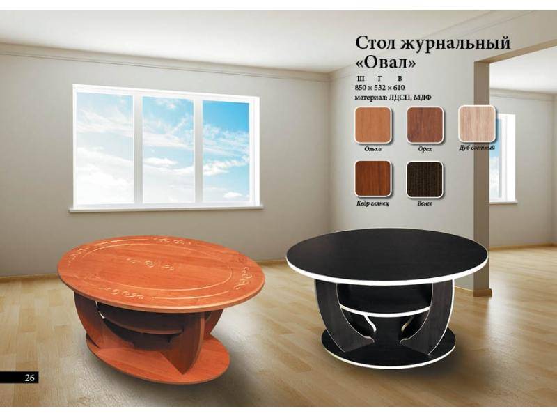 стол журнальный овал в Армавире