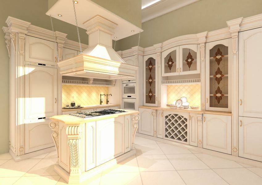 угловая кухня из дерева в Армавире