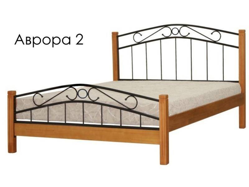 кровать аврора 2 с элементами ковки в Армавире